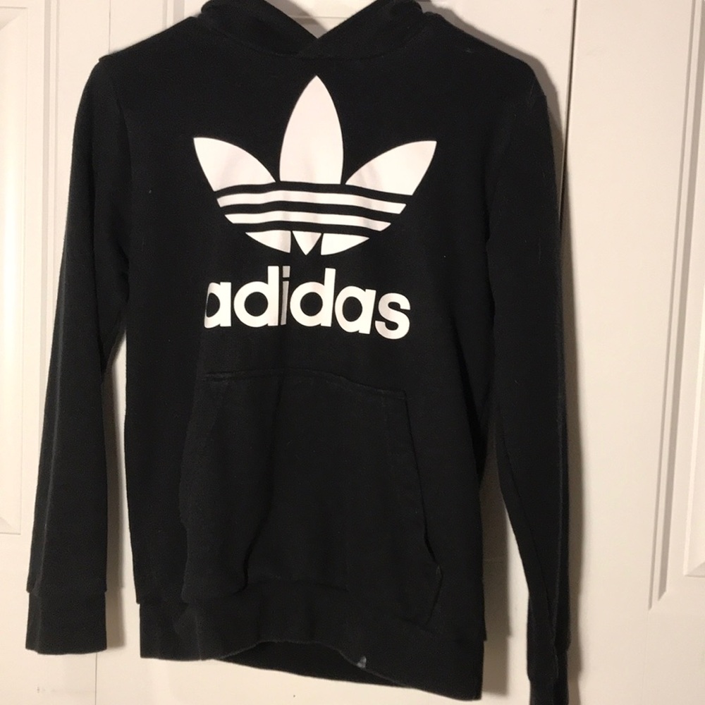black adidas hoodie